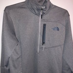 North face 3/4 zip up